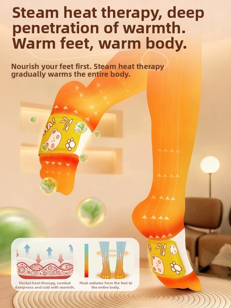 Women's Walkable Foot Warmers - Non-Rechargeable Moxa Self-Heating Pads - Image 2