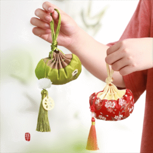 Ancient Style Chinese Lucky Sachet - Portable Fragrant Pouch, Decorative Charm Bag for Gifting & Personal